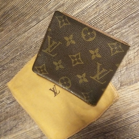 LV 2 Peice LOUIS VUITTON  wallet Bifold Billfold Billets Cartes Credit Monnaie - Picture 5 of 17